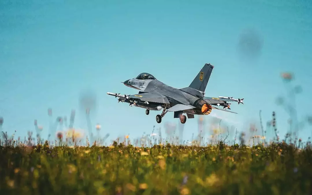 UKRAINECrash d’un F-16 en Ukraine