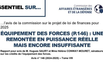 Avis du Sénat sur le projet de loi de finances pour 2025